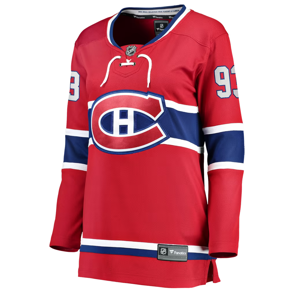 Ivan Demidov Montreal Canadiens NHL Fanatics Branded Women Red Breakaway Jersey product image 2, provided for visual