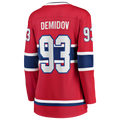 Ivan Demidov Montreal Canadiens NHL Fanatics Branded Women Red Breakaway Jersey product image 1, provided for visual
