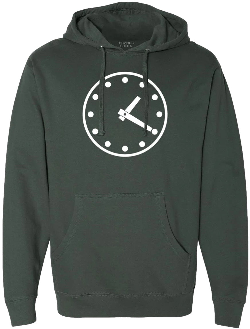 Wrigley Clock Hoodie product image 1, provided for visual reference and product detail review